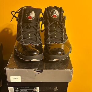 Jordan 6 Rings HOF in Black, Red, White, and Gold